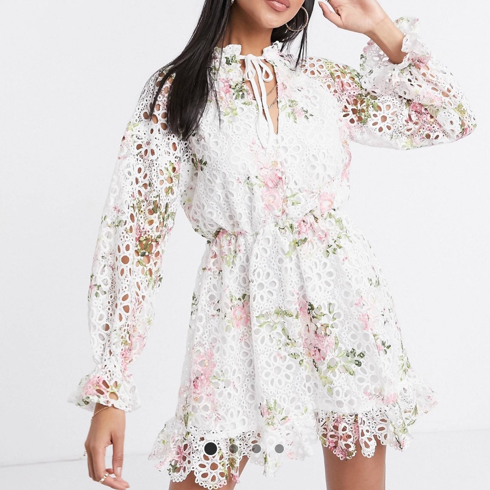 River island eyelet dress